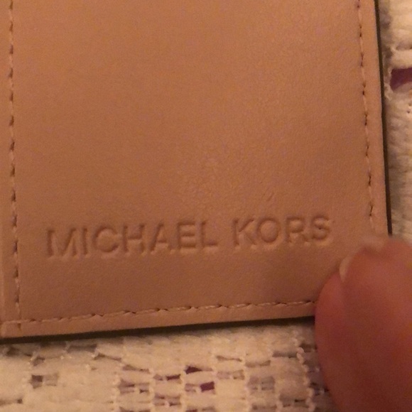 Michael  Kors Key Holder 1 pocket for Cash pebbled leather - Picture 3 of 7